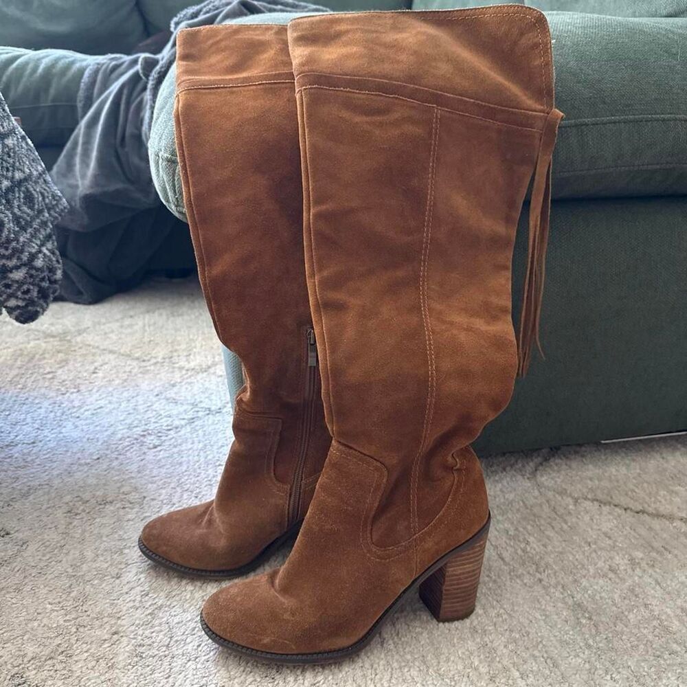 Franco-sarto Women's Brown and Tan Boots